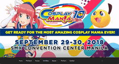 Desktop Screenshot of cosplaymania.com